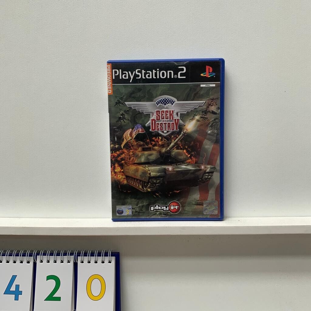 Seek and Destroy Sony PS2 Game PAL