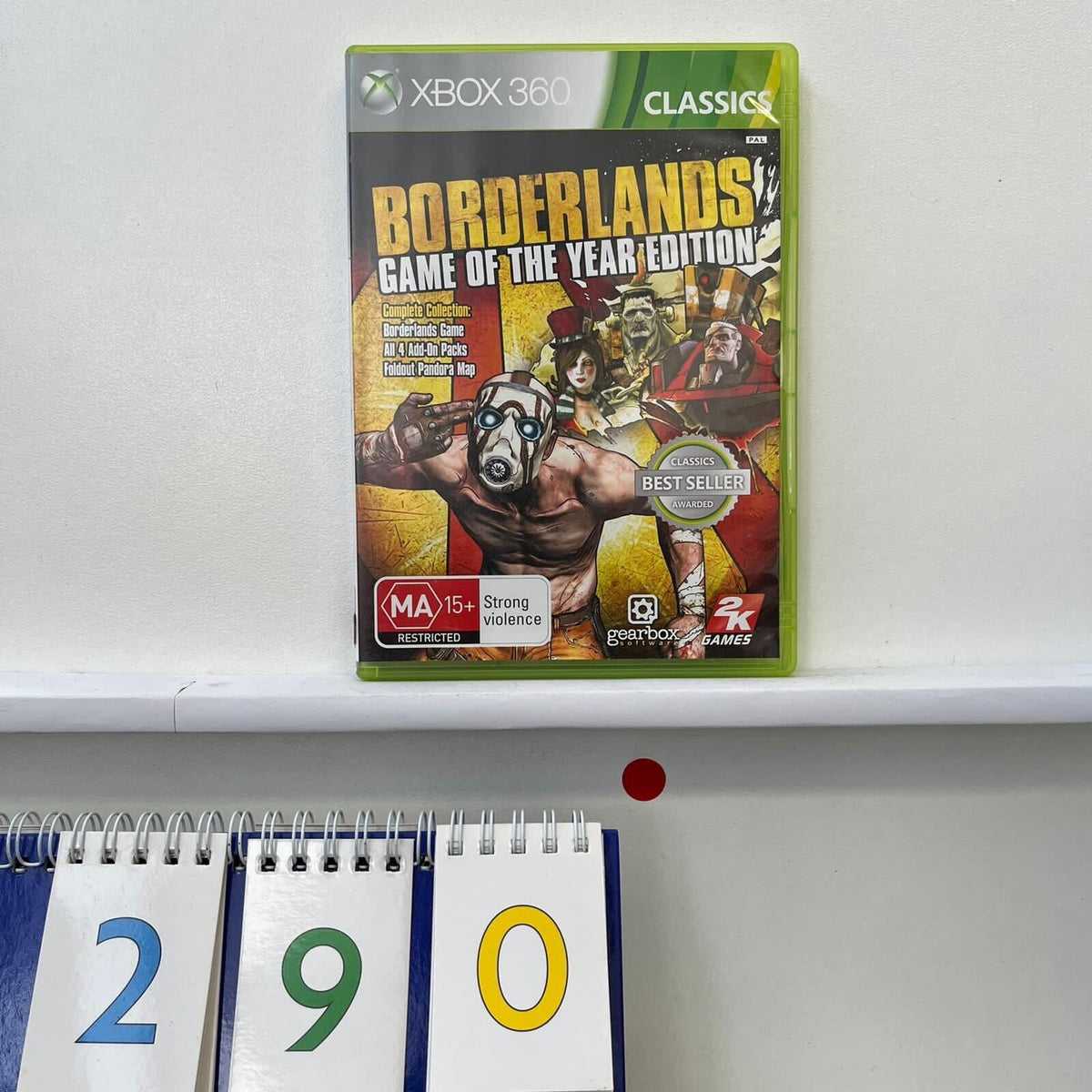 Borderlands GOTY Xbox 360 + manual PAL