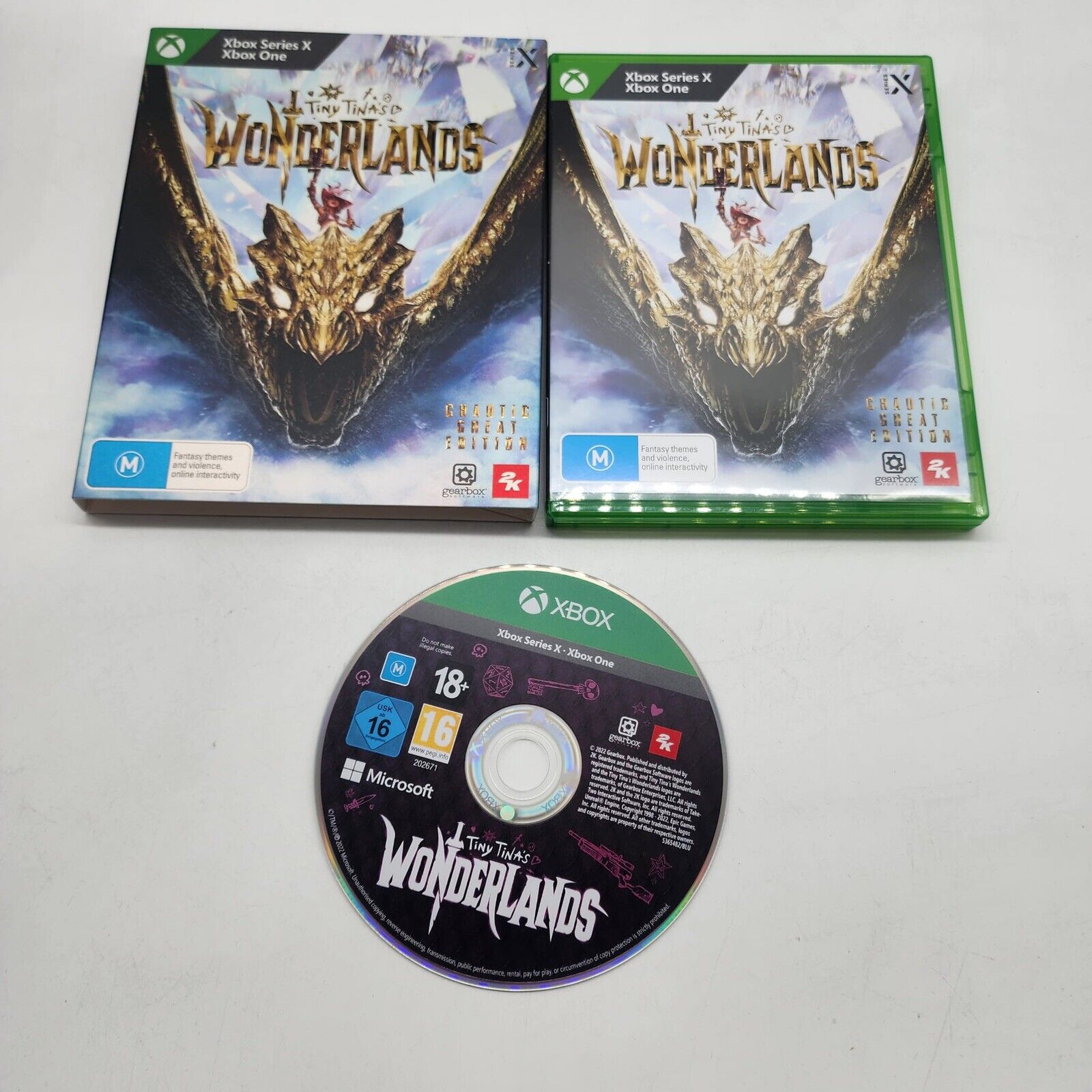 Tiny Tina's Wonderlands Chaotic Great Edition for Xbox outlet Series X with Treasure T.