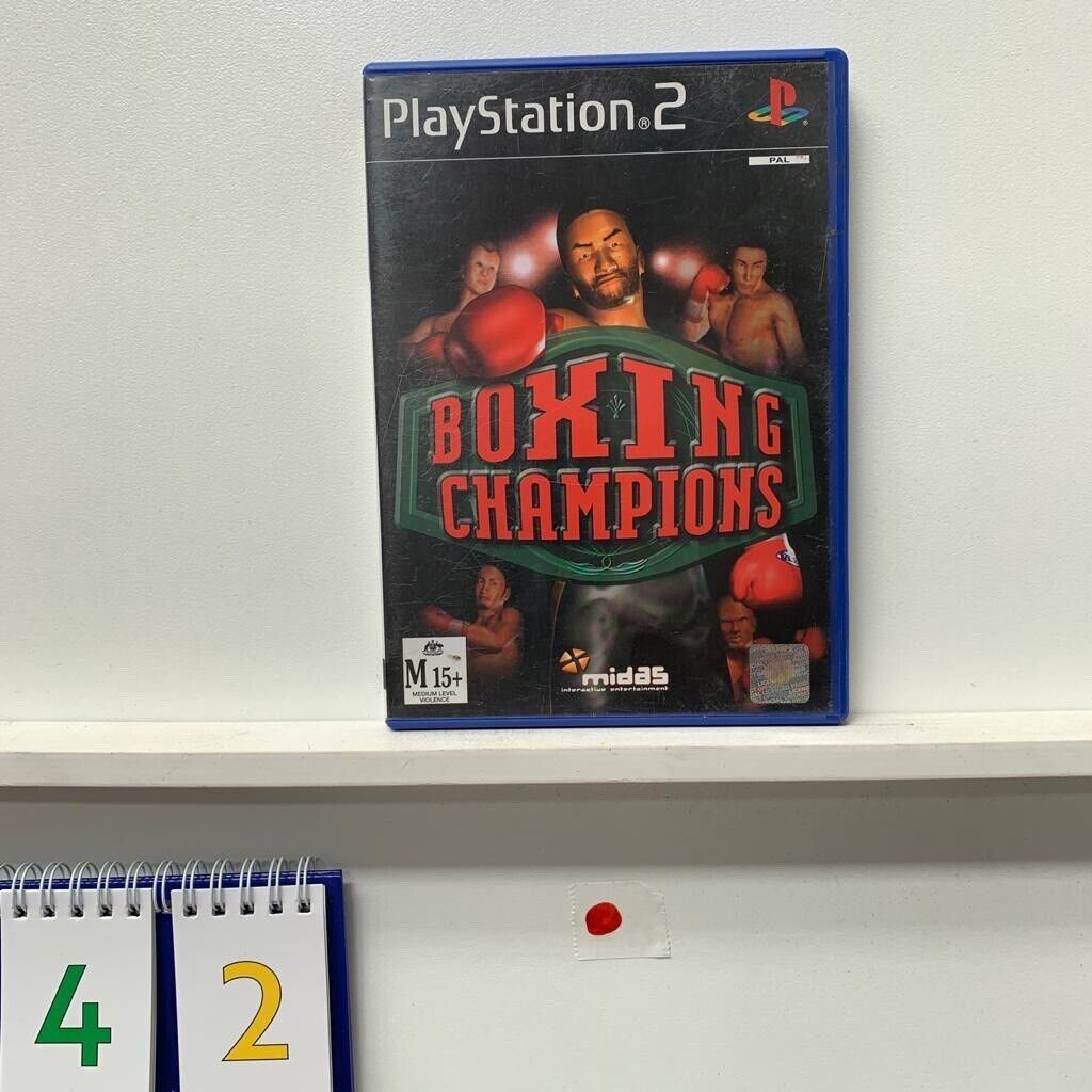 Boxing Champions PS2 Game + Manual PAL