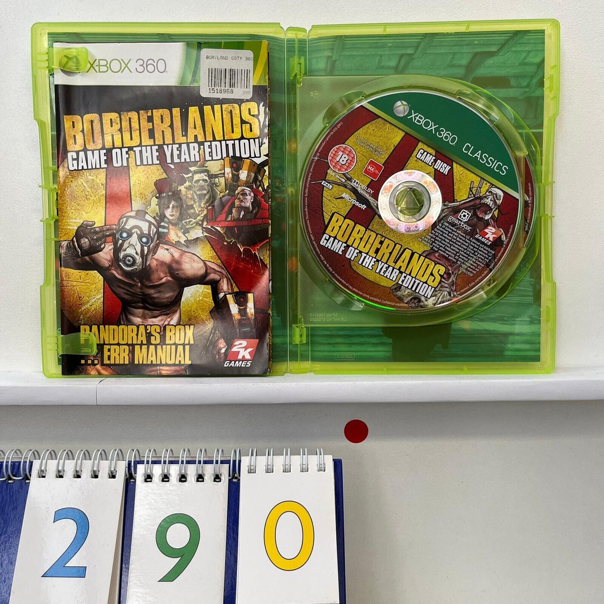 Borderlands GOTY Xbox 360 + manual PAL