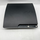 PS3 Playstation 3 Console Slim Black 120GB Controller + Cables Boxed