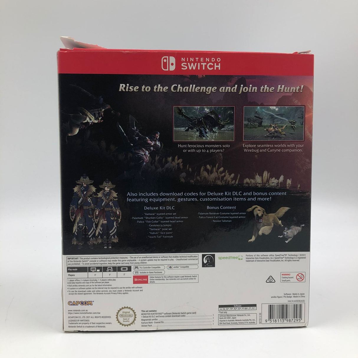 Monster Hunter Rise Collector’s Edition Nintendo Switch Amiibo - Trippy Trades 