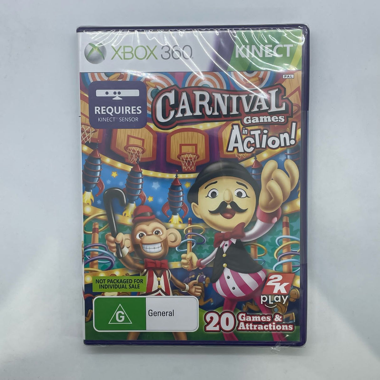 Carnival Games In Action Xbox 360 Game Brand New SEALED PAL