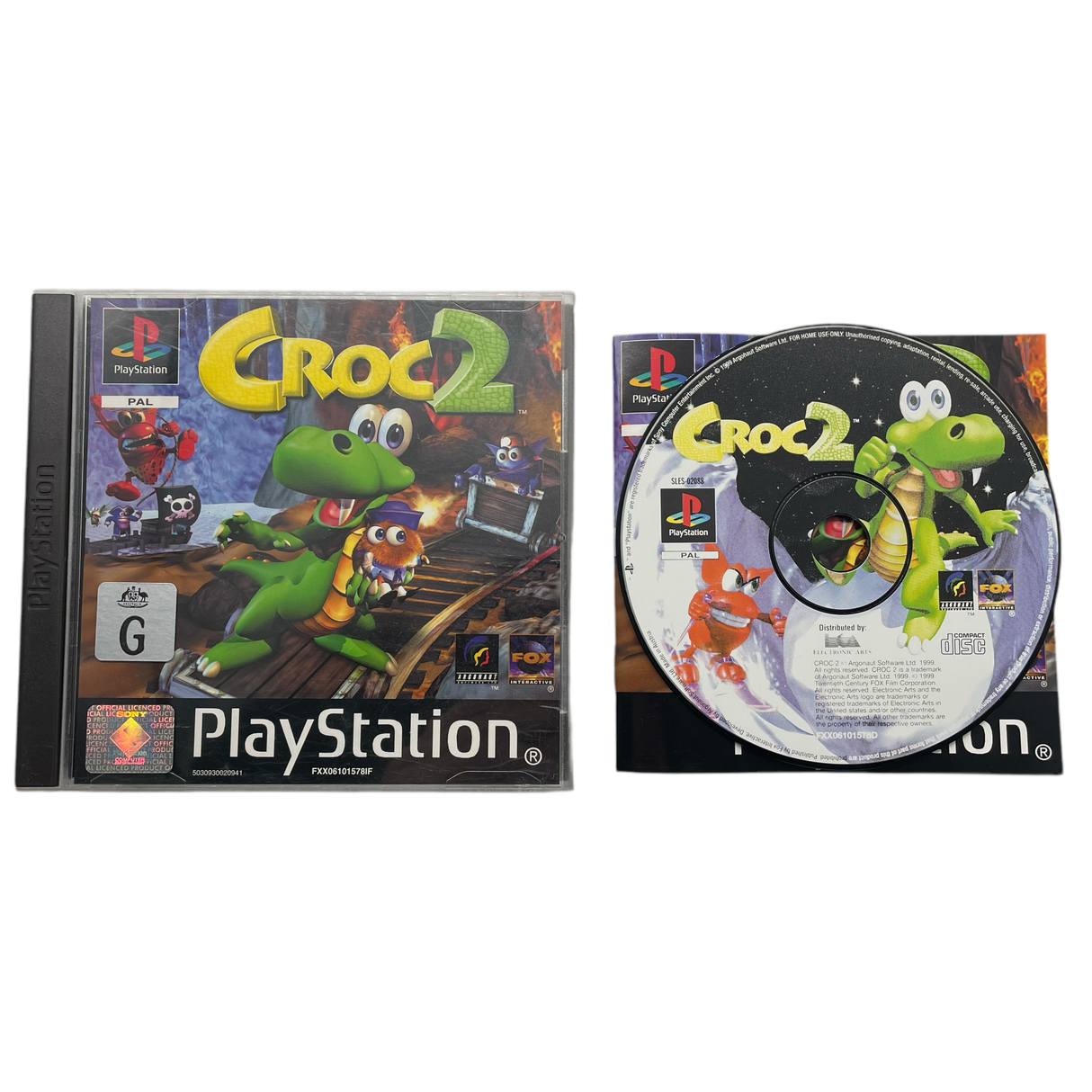 Croc 2 PlayStation 1 PS1 Game + Manual PAL