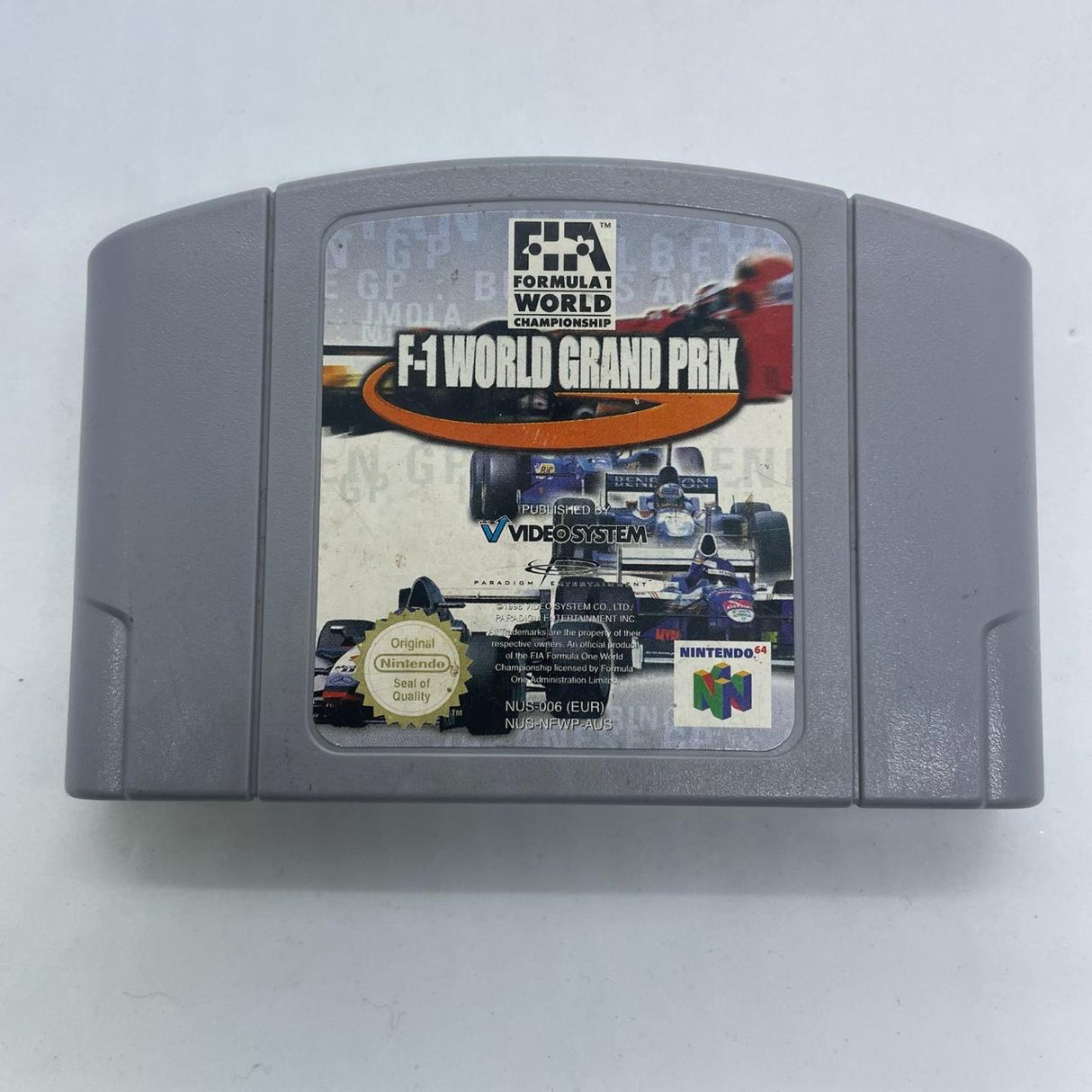 F-1 World Grand Prix Nintendo 64 N64 Game Cartridge PAL