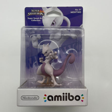 Super Smash Bros No.51 Mewtwo Nintendo Amiibo - Trippy Trades 