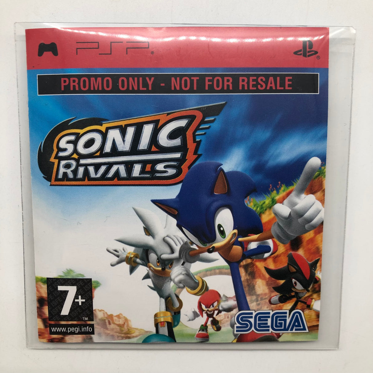 Sonic Rivals Sega PSP Playstation Portable Game + Manual