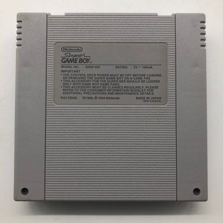 Nintendo Super Game Boy Adaptor Super NES PAL