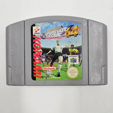 International Superstar Soccer Nintendo 64 N64 Game Cartridge PAL 07JY4 - Trippy Trades 