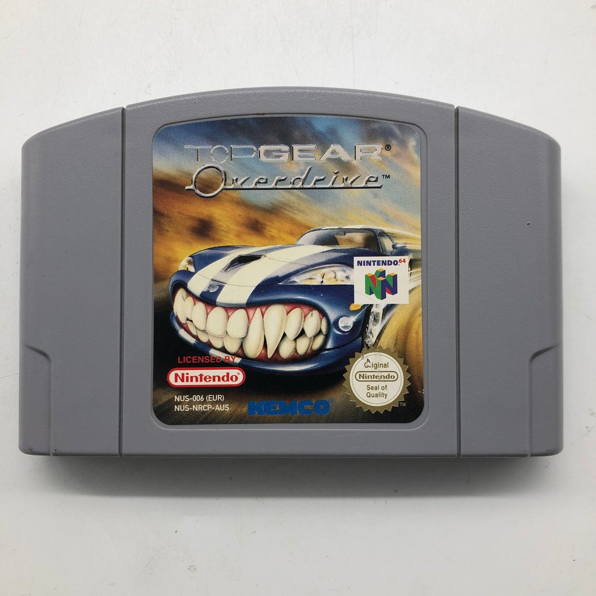 Top Gear Overdrive Nintendo 64 N64 Game Cartridge PAL