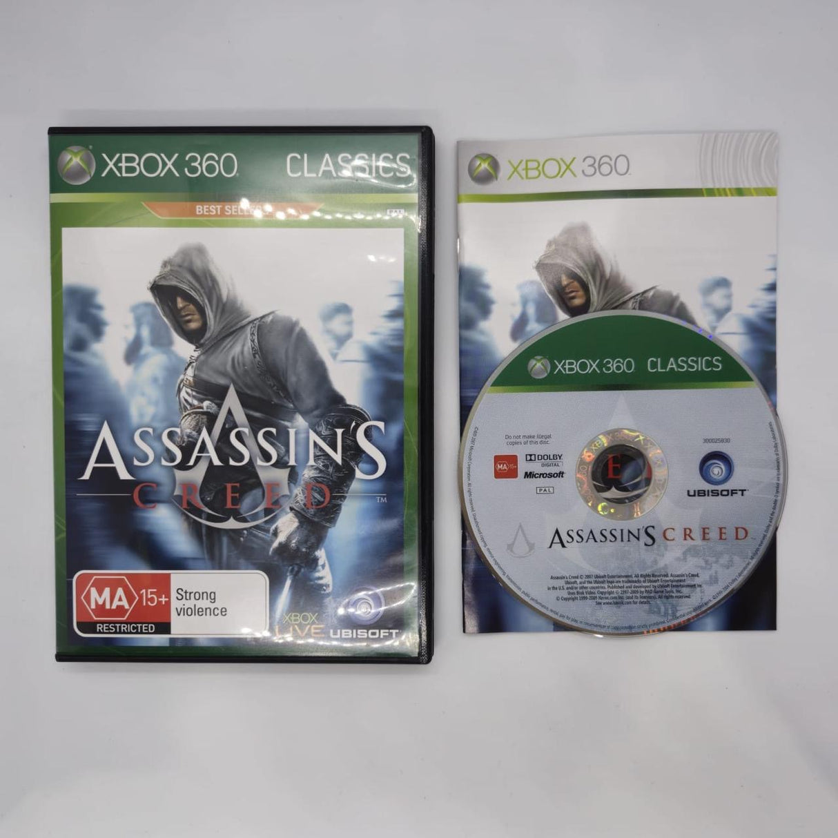 Assassin's Creed Xbox 360 Game + Manual PAL