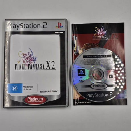 Final Fantasy X-2 PS2 Playstation 2 Game + Manual PAL 16JE4 - Trippy Trades 