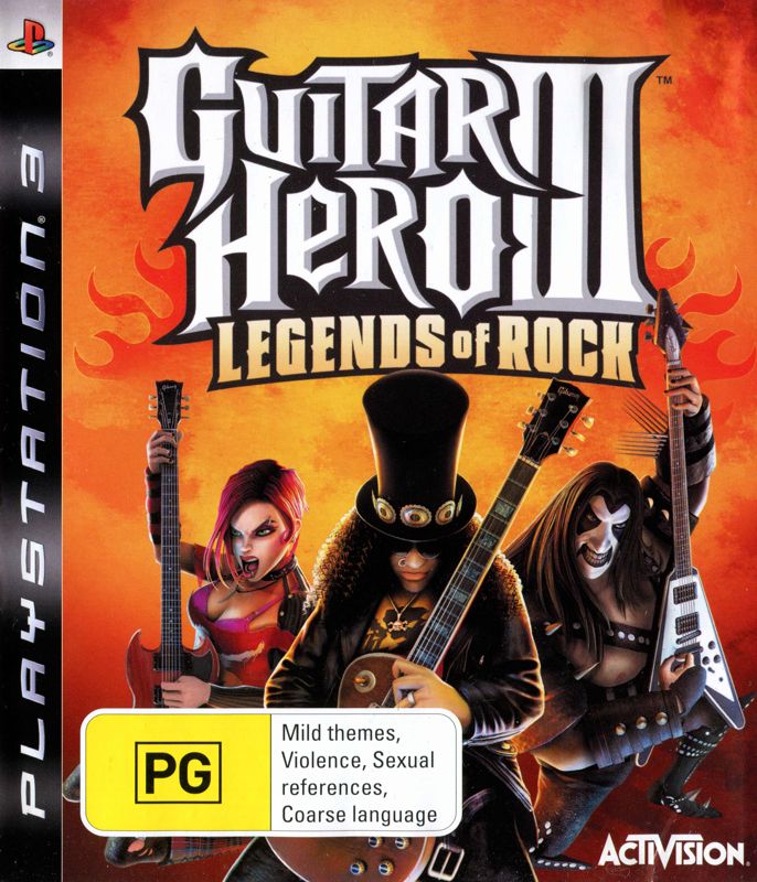 Guitar Hero III: Legends of Rock Playstation 3 PS3 Game PAL Sony Playstation 3 Game