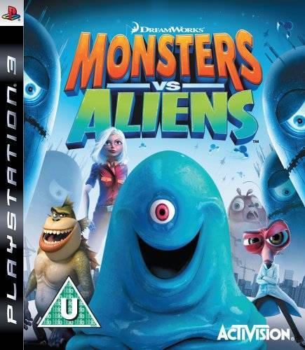 Monsters vs. Aliens Playstation 3 PS3 Game PAL