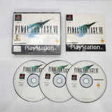 Final Fantasy VII PS1 Playstation 1 Game + Manual PAL