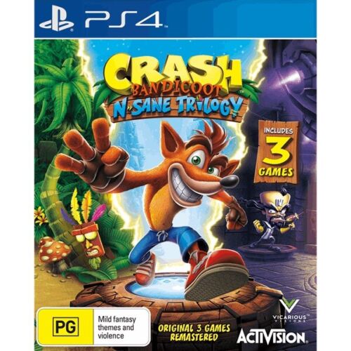 Crash Bandicoot N-Sane Trilogy PS4 Playstation 4 Game Brand New Sealed - Trippy Trades 