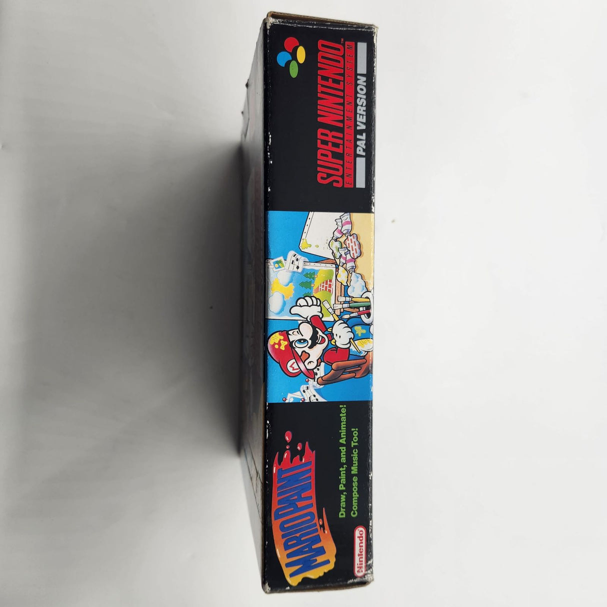 Mario Paint Super Nintendo SNES Game + Mouse Boxed Complete PAL 01S4