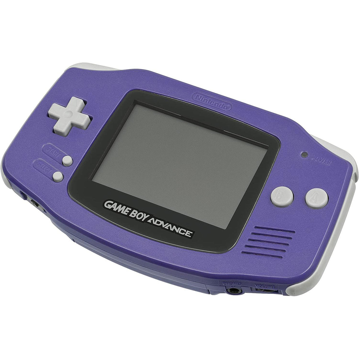 Nintendo Gameboy Advance Indigo Purple Console + AA Batteries