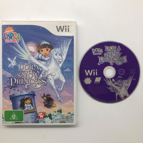 Dora Saves the Snow Princess Nintendo Wii Game PAL 28A4 - Trippy Trades 