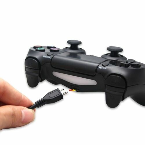 PS4 Controller Charger Cable 1.8m/6ft Micro USB Data Charging Cord Playstation 4