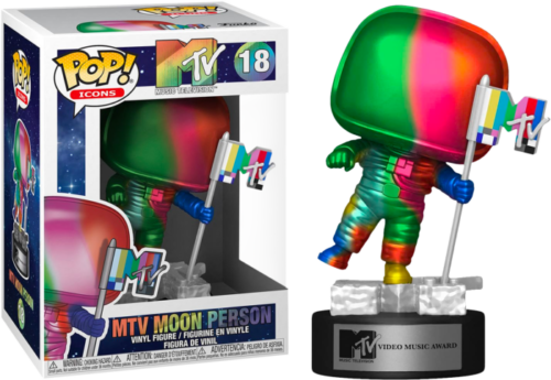 MTV Moon Person Rainbow #18 Funko Pop Vinyl Figure - Trippy Trades 