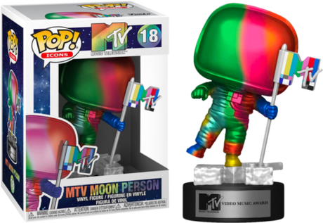 MTV Moon Person Rainbow #18 Funko Pop Vinyl Figure - Trippy Trades 