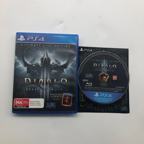 Diablo III Reaper Of Souls Ultimate Evil Edition PS4 Playstation 4 Game + Manual 28A4 - Trippy Trades 