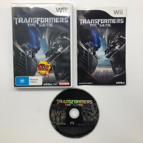 Transformers The Game Nintendo Wii Game + Manual PAL 28A4 - Trippy Trades 