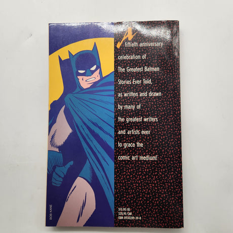 The Greatest Batman Stories Ever Told 1988 DC Comics Warner Books Graphic Novel