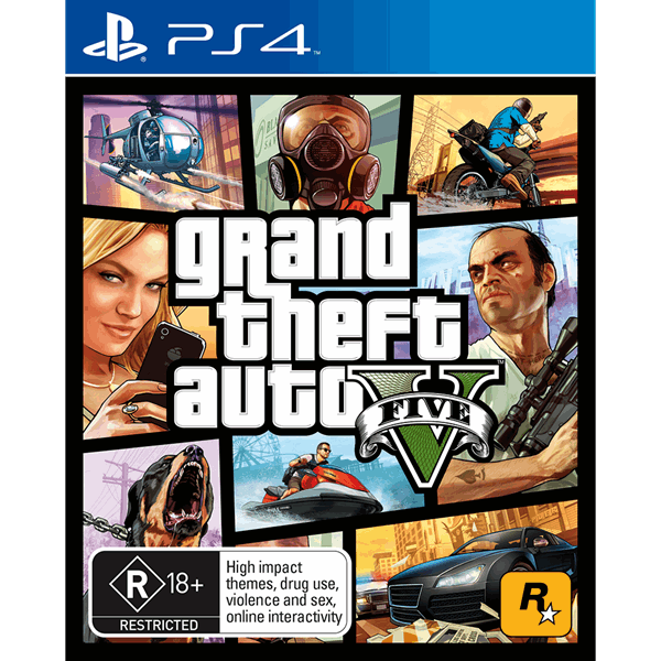 Grand Theft Auto V PlayStation 4 PS4 Game