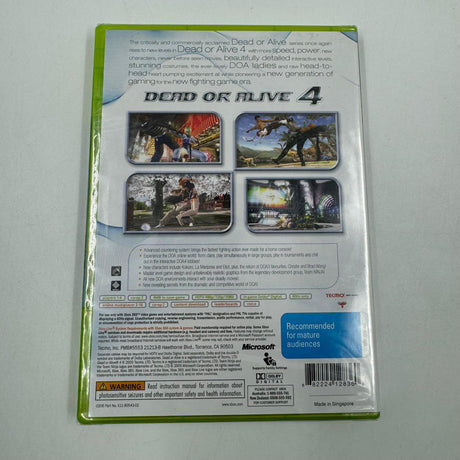 Dead Or Alive 4 Xbox 360 Game Brand New Sealed