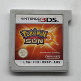 Pokemon Sun Nintendo 3DS Game Cartridge PAL 25AU4