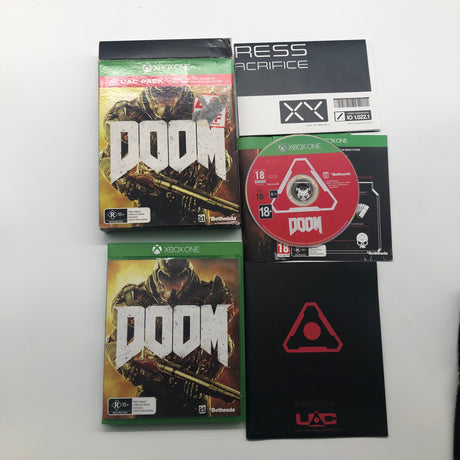 Doom Xbox One Collector's Edition Steelbook Game 28A4 - Trippy Trades 