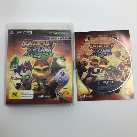 Ratchet & Clank All 4 One PS3 Playstation 3 Game + Manual 05A4