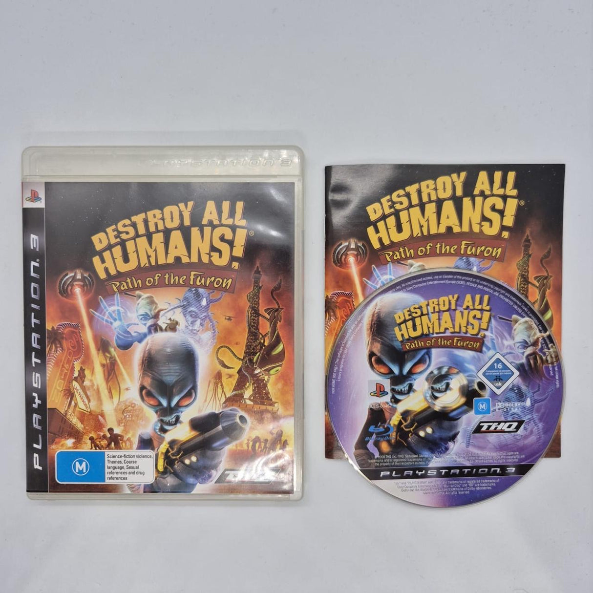 Destroy All Humans! Path Of Furon PS3 Playstation 3 Game