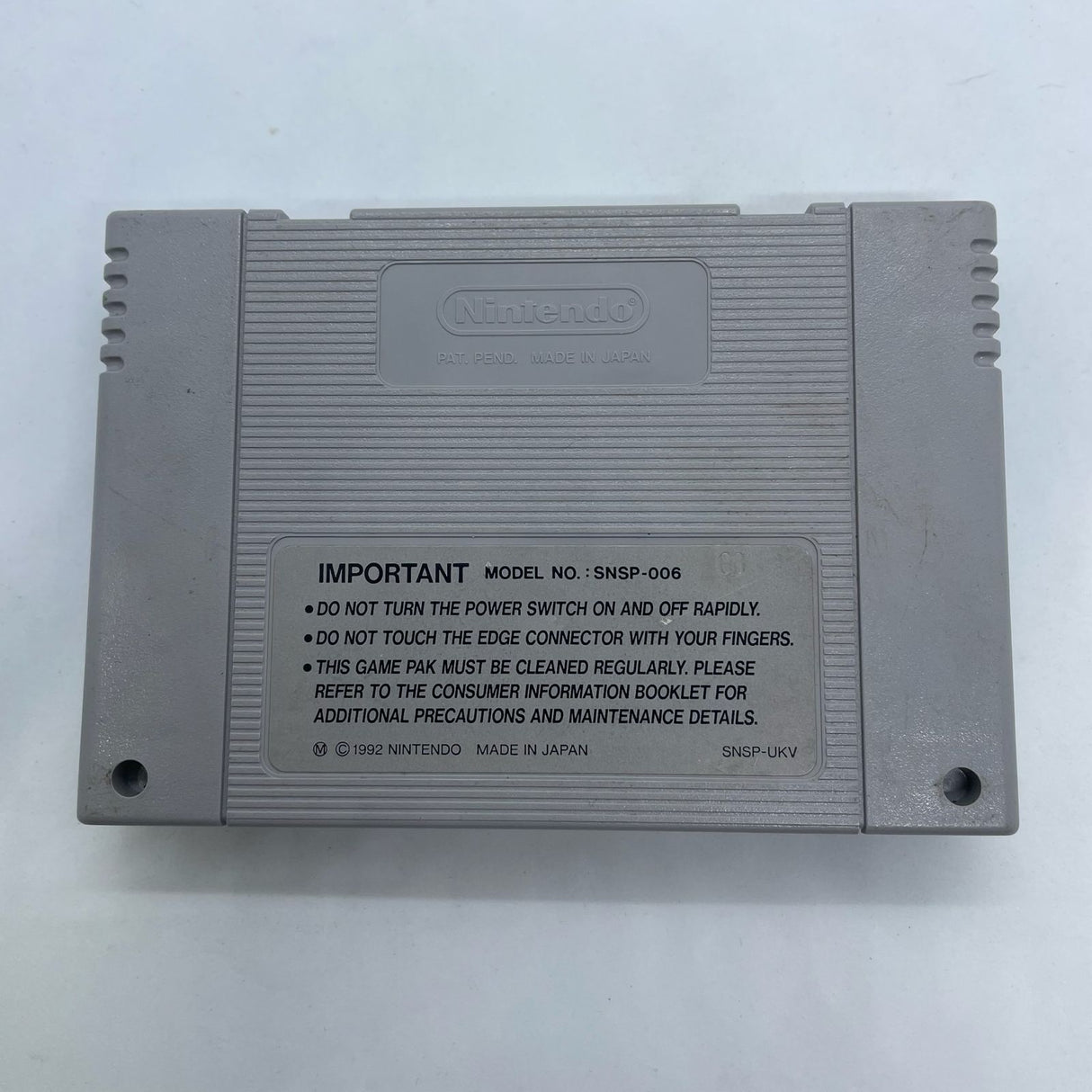 Unirally Super Nintendo SNES Game Cartridge PAL