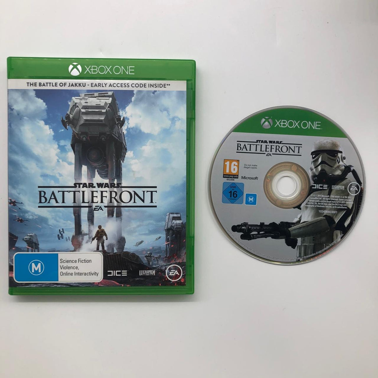 Star Wars Battlefront Xbox One Game PAL 28A4 - Trippy Trades 