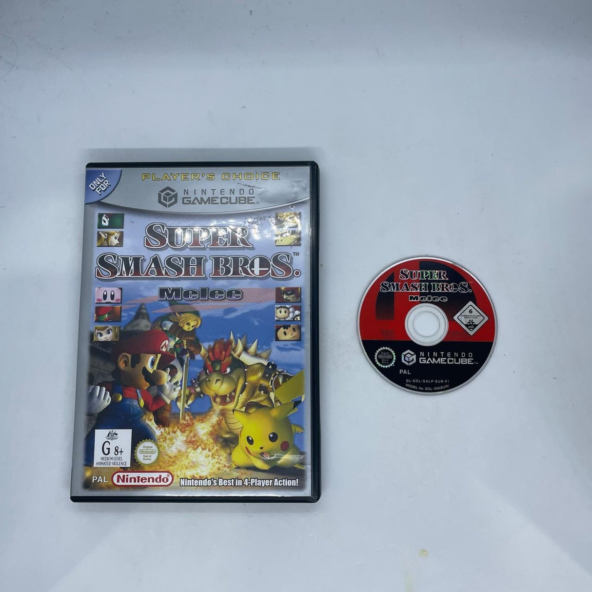 Super Smash Bros Melee Nintendo Gamecube Game PAL