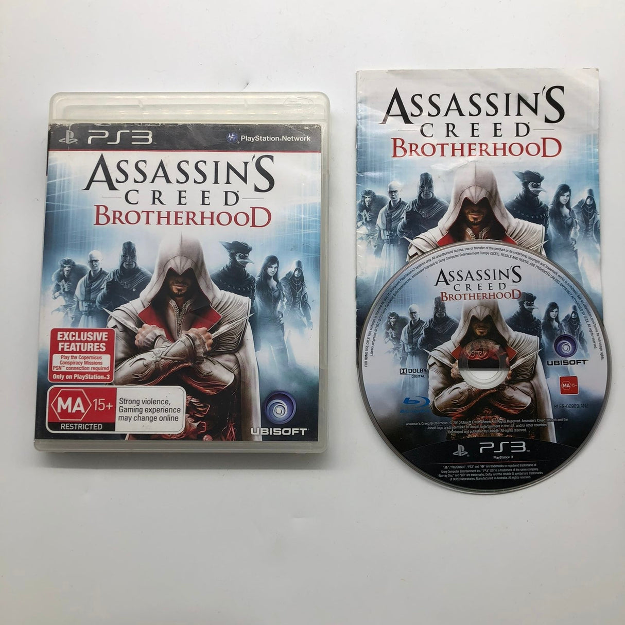 Assassins Creed Brotherhood PS3 Playstation 3 Game + Manual