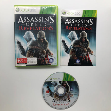 Assassins Creed Revelations Xbox 360 Game + Manual PAL 28A4 - Trippy Trades 