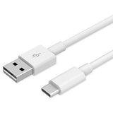 USB to USB Type-C 2m White Charging/Data Transfer Cable - Trippy Trades 