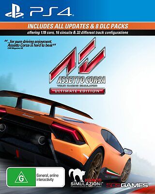 Assetto Corsa Ultimate Edition PS4 Playstation 4 Game - Trippy Trades 