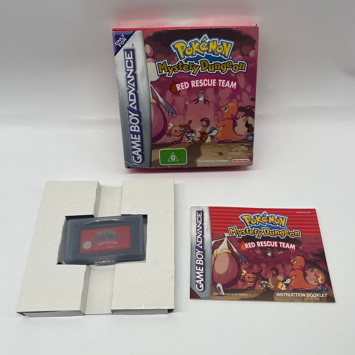 Pokémon Mystery Dungeon Red Rescue Team Game Boy Advance Game Boxed Complete with Manual and Inserts