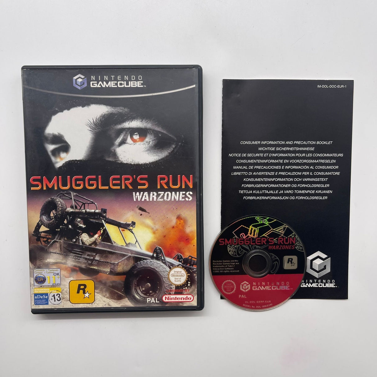 Smuggler's Run War Zones Nintendo Gamecube Game + Manual PAL - Trippy Trades 