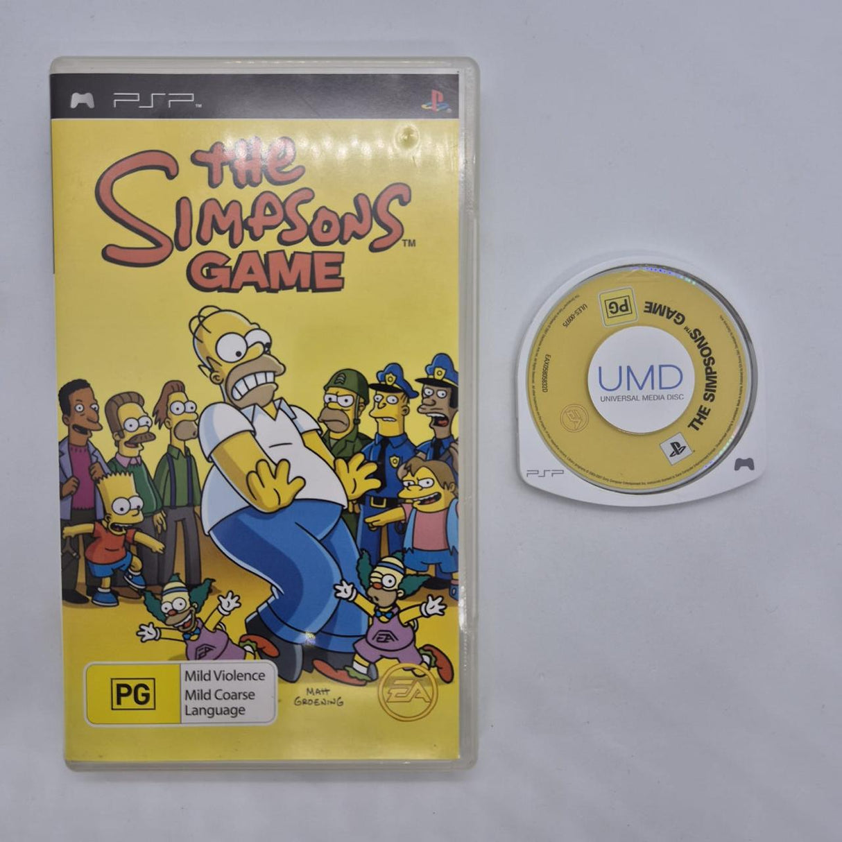 The Simpsons Game PSP Playstation Portable Game