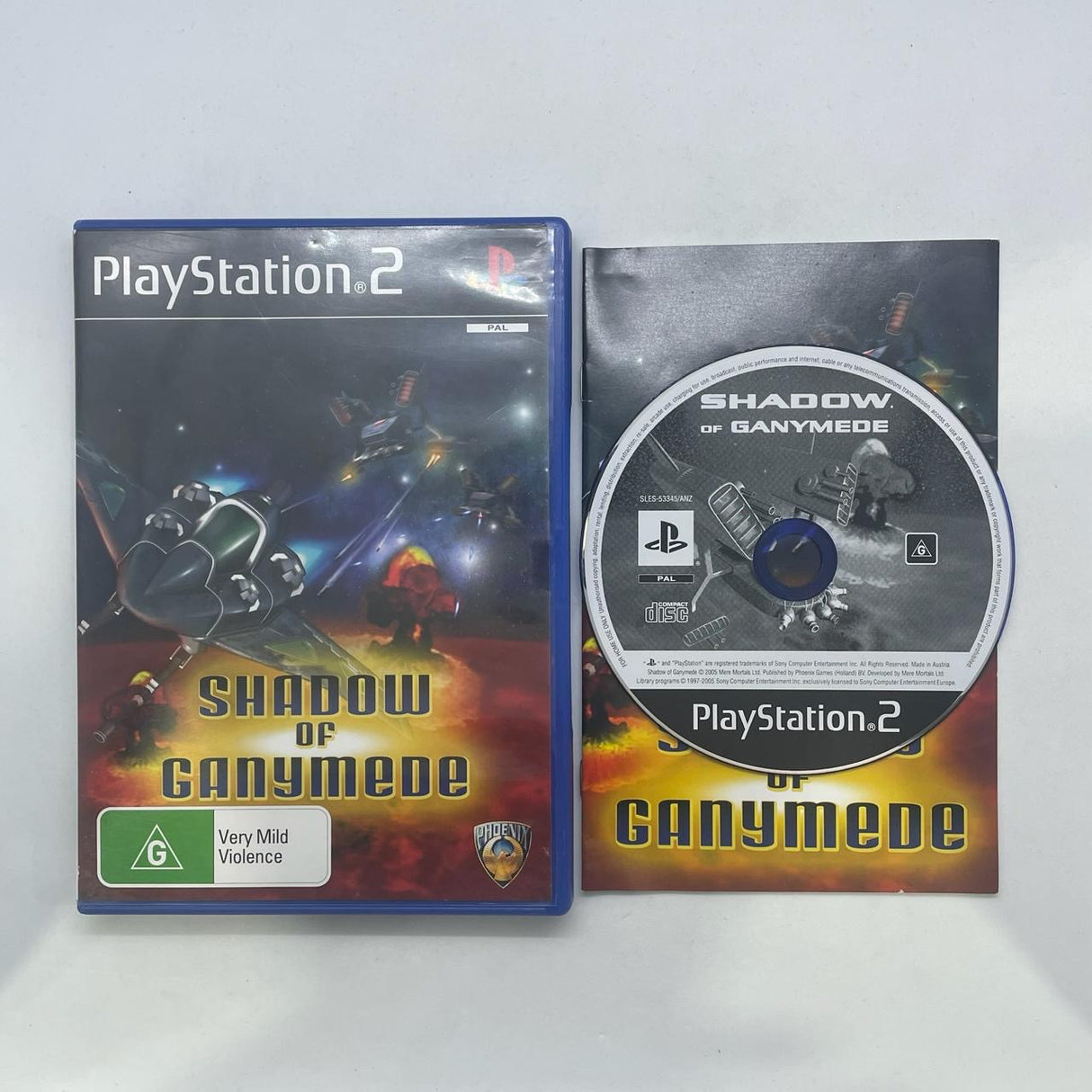 Shadow Of Ganymede PS2 Playstation 2 Game + Manual