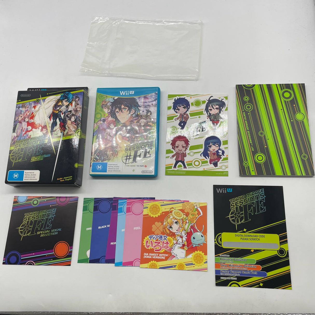 Tokyo Mirage Sessions #FE Collector’s Edition Nintendo Wii U Game + Manual PAL