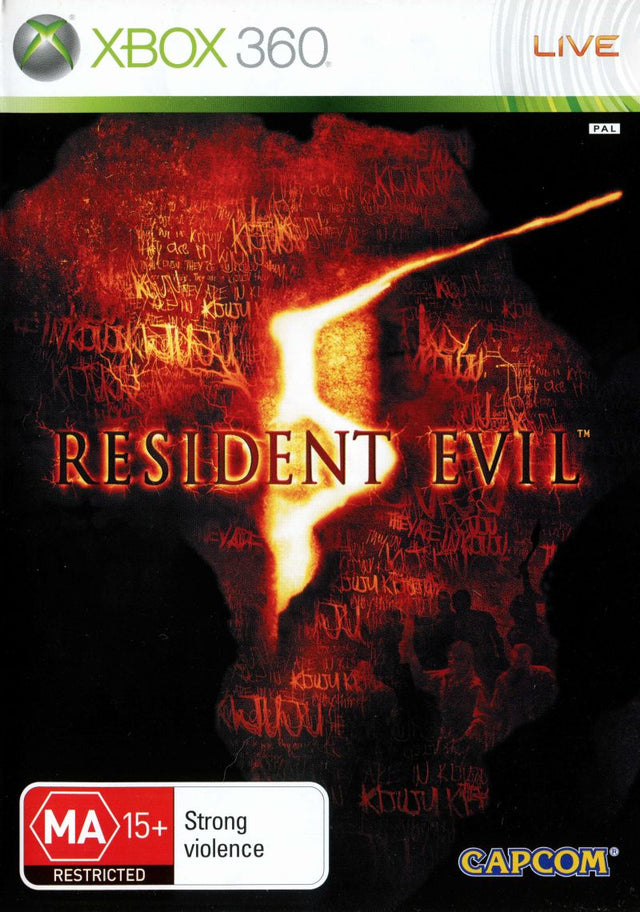 Resident Evil 5 Xbox 360 Game PAL Microsoft Xbox 360 Game