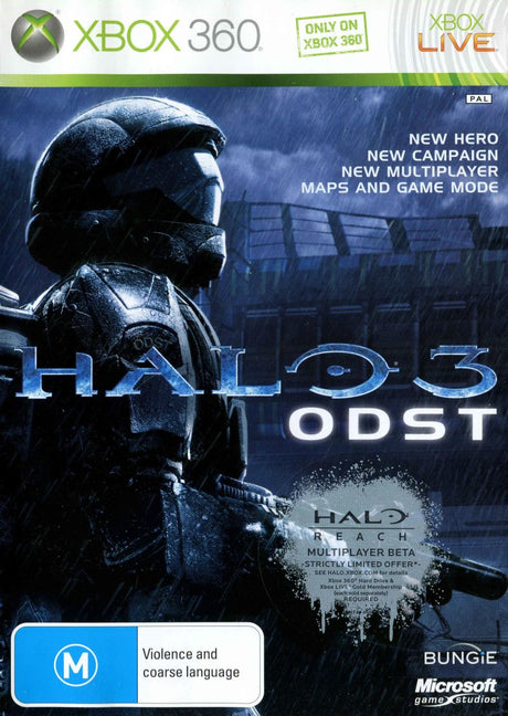 Halo 3: ODST Xbox 360 Game PAL Microsoft Xbox 360 Game